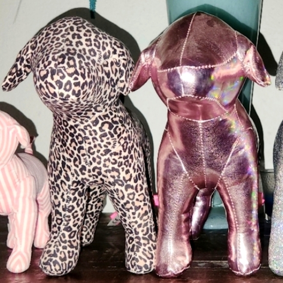 PINK Victoria's Secret Other - Victoria's Secret VS PINK Large Mini Dogs Leopard and Rose Gold